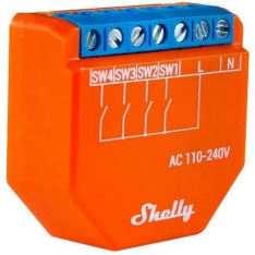 Shelly Plus i4 230V WiFi/Bluetooth controller