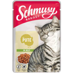 Schmusy Ragout 100 g kalkkuna hyytelössä kissan täysravinto