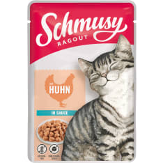 Schmusy Ragout 100 g kanaa kastikkeessa kissan täysravinto