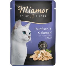 Miamor Fine Filets tonnikala & mustekala 100 g Jelly