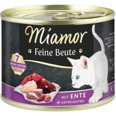Miamor Feine Beute Ankka 185 g purkki kissan täysravinto