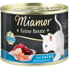 Miamor Feine Beute Lohi 185 g purkki kissan täysravinto