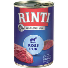 Rinti Singlefleisch Pur Hevonen 400g koiran märkäruoka