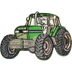 Tractor iron on badge