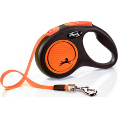 Flexi New Neon S oranssi 5 m nauha kelatalutin