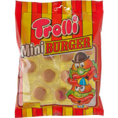 Trolli 100 g miniburger candy bag