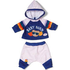 Baby Born 43 cm nuken sininen urheiluasu