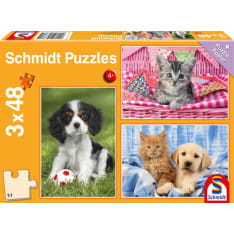 Schmidt My cutest baby animals 3 x 48p puzzle