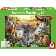 Schmidt Animals in Africa 60p puzzle