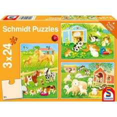 Schmidt My Farmyard Friends 3x24p puzzle