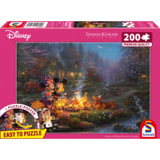 Schmidt Thomas Kinkade: Disney Mickey & Minnie Sweetheart Campfire 200p puzzle