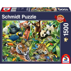 Schmidt Colorful animal kingdom 1500p puzzle