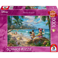 Schmidt Thomas Kinkade: Disney Minnie & Mickey in Hawaii 1000p Jigsaw Puzzle