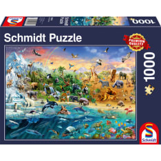 Schmidt Animal Kingdom 1000p Jigsaw Puzzle