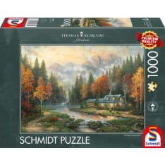 Schmidt Evening at Autumn Lake 1000p jigsaw puzzle