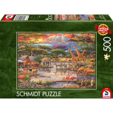 Schmidt Paradise Under Mount Kilimanjaro 500p Jigsaw Puzzle