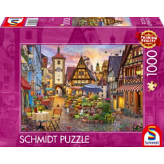 Schmidt Romantic Bavaria, Rothenburg ob der Tauber 1000p Jigsaw Puzzle