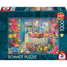 Schmidt Colourful Flower Shop 1000p Jigsaw Puzzle
