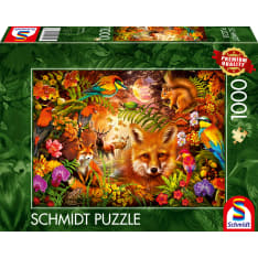 Schmidt Flowers Fur And Feathers 1000p puzzle