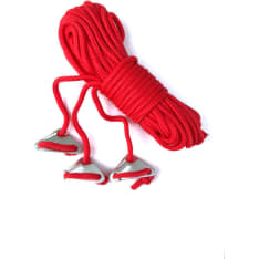 Reimo 3 pcs red tent cord with tensioner