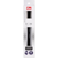 Prym Ergo Carbon 20 cm sukkapuikko
