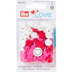 Prym Snaps Heart 30 snaps