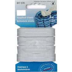 Prym 12 mm white hole rubber band