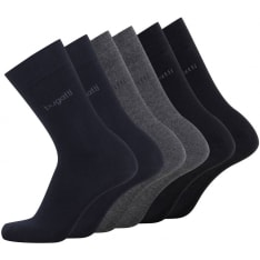Bugatti Uni Basic 6-pack miesten sukat