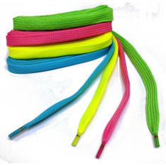 Neon litteä 140cm kengännauha