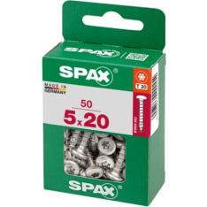 Spax T-Star Plus 5x20 domed head universal screw