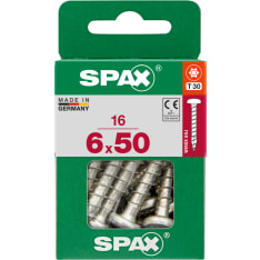Spax T-Star Plus 6x50 cup head 16pcs universal screw