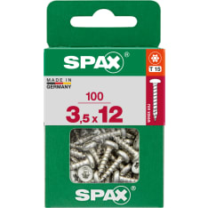 Spax T-Star Plus 3,5x12 domed head universal screw