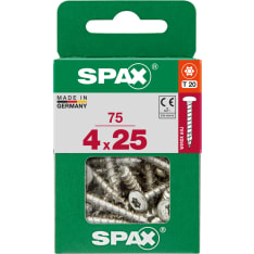 Spax T-Star Plus 4x25 cup head 75pcs universal screw