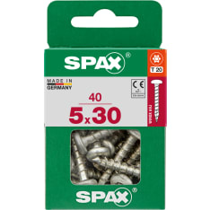 Spax T-Star Plus 5x30 cup head 40pcs universal screw