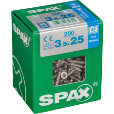 Spax TX 3,5x25 RST uppokanta yleisruuvi
