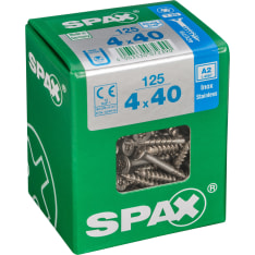 Spax TX 4x40 RST uppokanta yleisruuvi