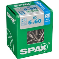 Spax TX 5x60 RST uppokanta yleisruuvi