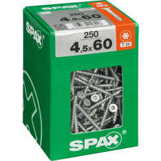 Spax TX 4.5x60 countersunk universal screw