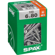 Spax TX 6x80 countersunk universal screw