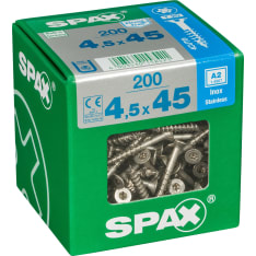 Spax TX 4.5x45 RST countersunk universal screw