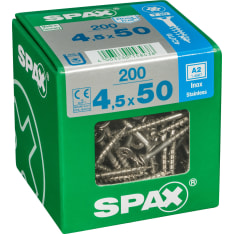 Spax TX 4.5x50 RST countersunk universal screw