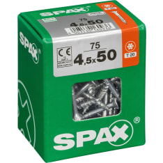 Spax TX 4.5x50 countersunk universal screw