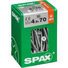 Spax TX 4.5x70 countersunk universal screw