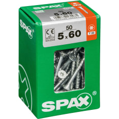 Spax TX 5x60 uppokanta yleisruuvi