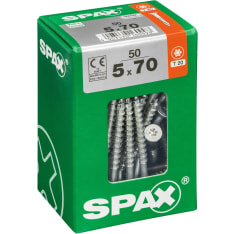 Spax TX 5x70 uppokanta yleisruuvi