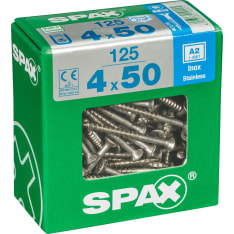 Spax TX 4x50 RST uppokanta yleisruuvi