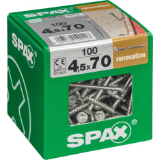 Spax TX 4,5x70 100kpl lattiaruuvi