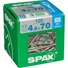 Spax TX 4.5x70 RST socket head 125pcs universal screw