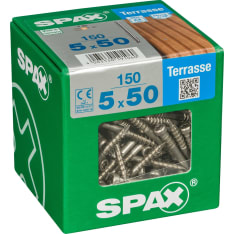 Spax TX 5x50 RST terrace