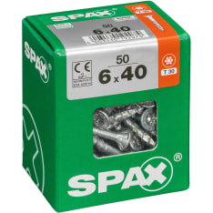 Spax TX 6x40 countersunk universal screw